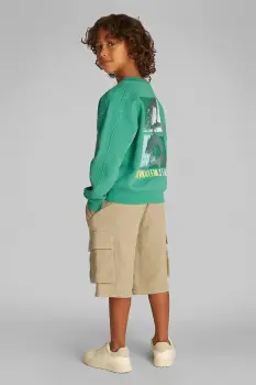 Calvin Klein Jeans hanorac de bumbac pentru copii imagine