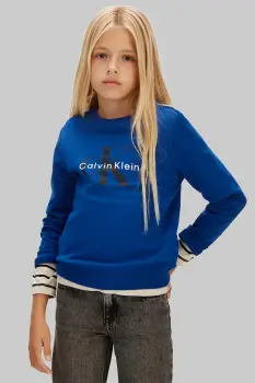 Calvin Klein Jeans hanorac de bumbac pentru copii imagine