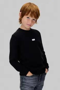 Calvin Klein Jeans hanorac de bumbac pentru copii imagine