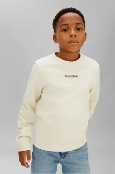 Calvin Klein Jeans hanorac de bumbac pentru copii imagine