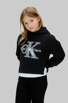 Calvin Klein Jeans hanorac de bumbac pentru copii imagine