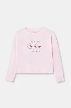 Calvin Klein Jeans hanorac de bumbac pentru copii imagine