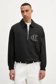 Calvin Klein Jeans hanorac pentru barbati, din bumbac cu elastan imagine