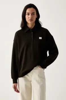 Calvin Klein Jeans hanorac pentru femei din bumbac imagine