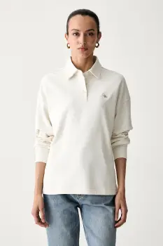 Calvin Klein Jeans hanorac pentru femei din bumbac imagine