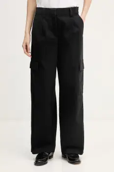 Calvin Klein Jeans pantaloni de dama cu bumbac imagine