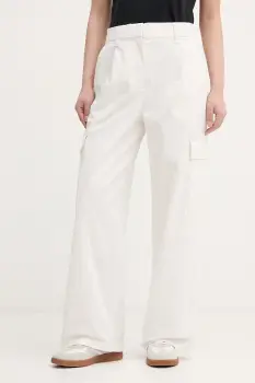 Calvin Klein Jeans pantaloni de dama cu bumbac imagine