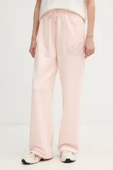 Calvin Klein Jeans pantaloni de trening pentru femei din bumbac imagine