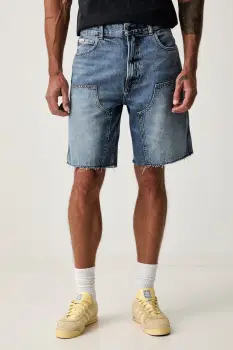 Calvin Klein Jeans pantaloni scurti carpenter pentru barbati din denim imagine