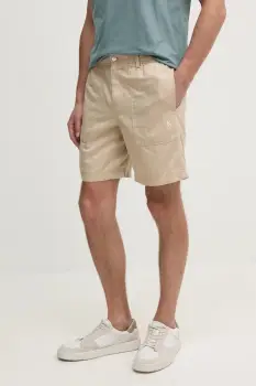 Calvin Klein Jeans pantaloni scurti din amestec de in imagine