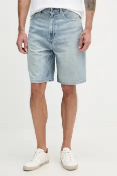 Calvin Klein Jeans pantaloni scurti pentru barbati, cu amestec de in imagine