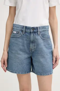 Calvin Klein Jeans pantaloni scurti pentru femei, din denim imagine