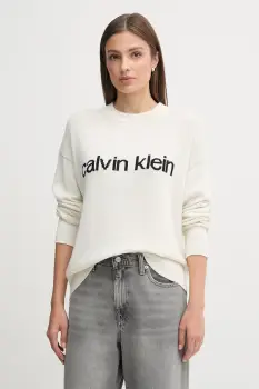 Calvin Klein Jeans pulover de bumbac imagine