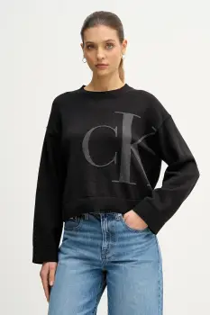 Calvin Klein Jeans pulover de bumbac imagine