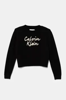 Calvin Klein Jeans pulover de bumbac pentru copii imagine