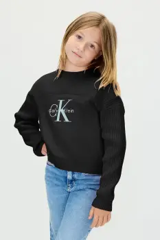 Calvin Klein Jeans pulover de bumbac pentru copii imagine