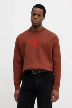 Calvin Klein Jeans pulover din amestec de casmir imagine