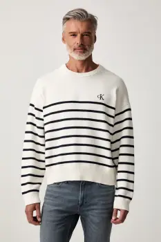 Calvin Klein Jeans pulover pentru barbati din bumbac imagine