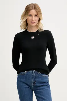 Calvin Klein Jeans pulover pentru femei, din bumbac imagine