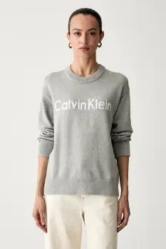Calvin Klein Jeans pulover pentru femei din bumbac imagine