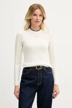 Calvin Klein Jeans pulover pentru femei, din bumbac imagine
