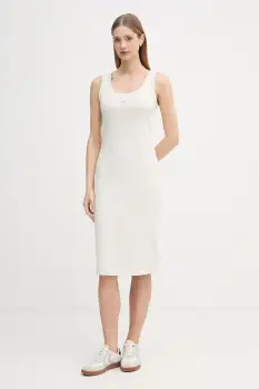 Calvin Klein Jeans rochie bumbac cu elastan imagine