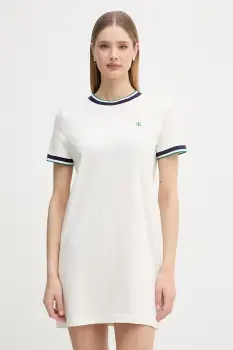 Calvin Klein Jeans rochie de bumbac imagine