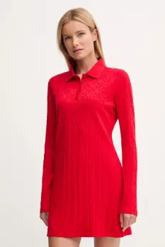 Calvin Klein Jeans rochie din bumbac imagine