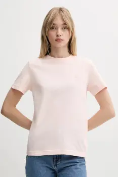 Calvin Klein Jeans tricou basic pentru femei de bumbac imagine