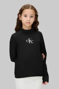 Calvin Klein Jeans tricou cu maneca lunga pentru copii, din bumbac imagine