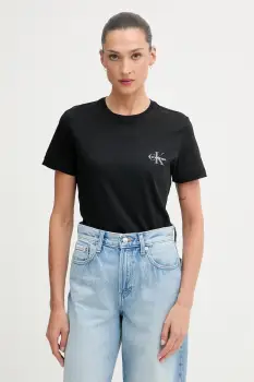 Calvin Klein Jeans tricou dama din bumbac pachet de 2 imagine