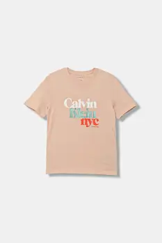 Calvin Klein Jeans tricou de bumbac pentru copii imagine