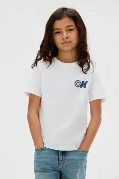 Calvin Klein Jeans tricou de bumbac pentru copii imagine