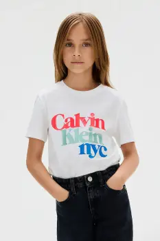 Calvin Klein Jeans tricou de bumbac pentru copii imagine