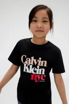 Calvin Klein Jeans tricou de bumbac pentru copii imagine