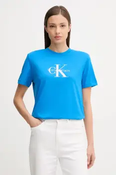 Calvin Klein Jeans tricou de dama de bumbac imagine