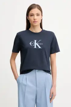 Calvin Klein Jeans tricou de dama din bumbac imagine