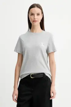 Calvin Klein Jeans tricou de dama din bumbac pachet de 2 imagine