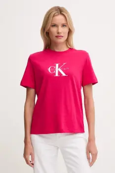 Calvin Klein Jeans tricou de femei din bumbac imagine