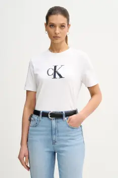 Calvin Klein Jeans tricou din bumbac imagine