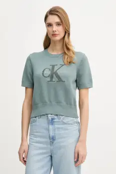 Calvin Klein Jeans tricou din bumbac imagine