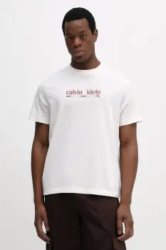 Calvin Klein Jeans tricou din bumbac imagine