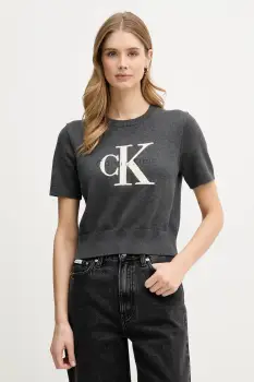 Calvin Klein Jeans tricou din bumbac imagine