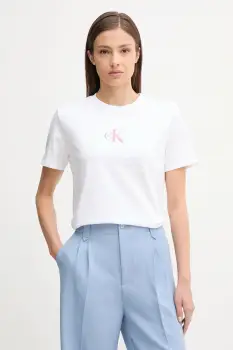 Calvin Klein Jeans tricou din bumbac imagine