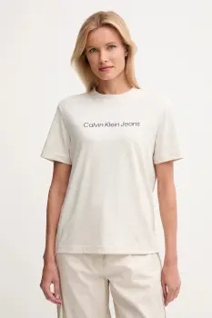 Calvin Klein Jeans tricou din bumbac imagine