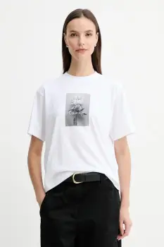 Calvin Klein Jeans tricou din bumbac imagine