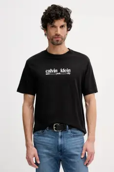 Calvin Klein Jeans tricou din bumbac imagine