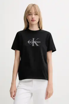 Calvin Klein Jeans tricou femei bumbac imagine