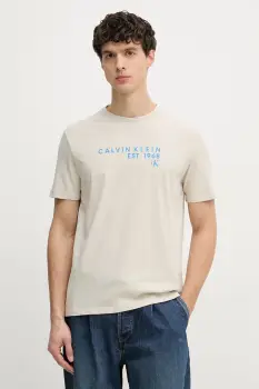 Calvin Klein Jeans tricou pentru barbati, din bumbac imagine