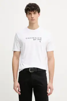 Calvin Klein Jeans tricou pentru barbati, din bumbac imagine